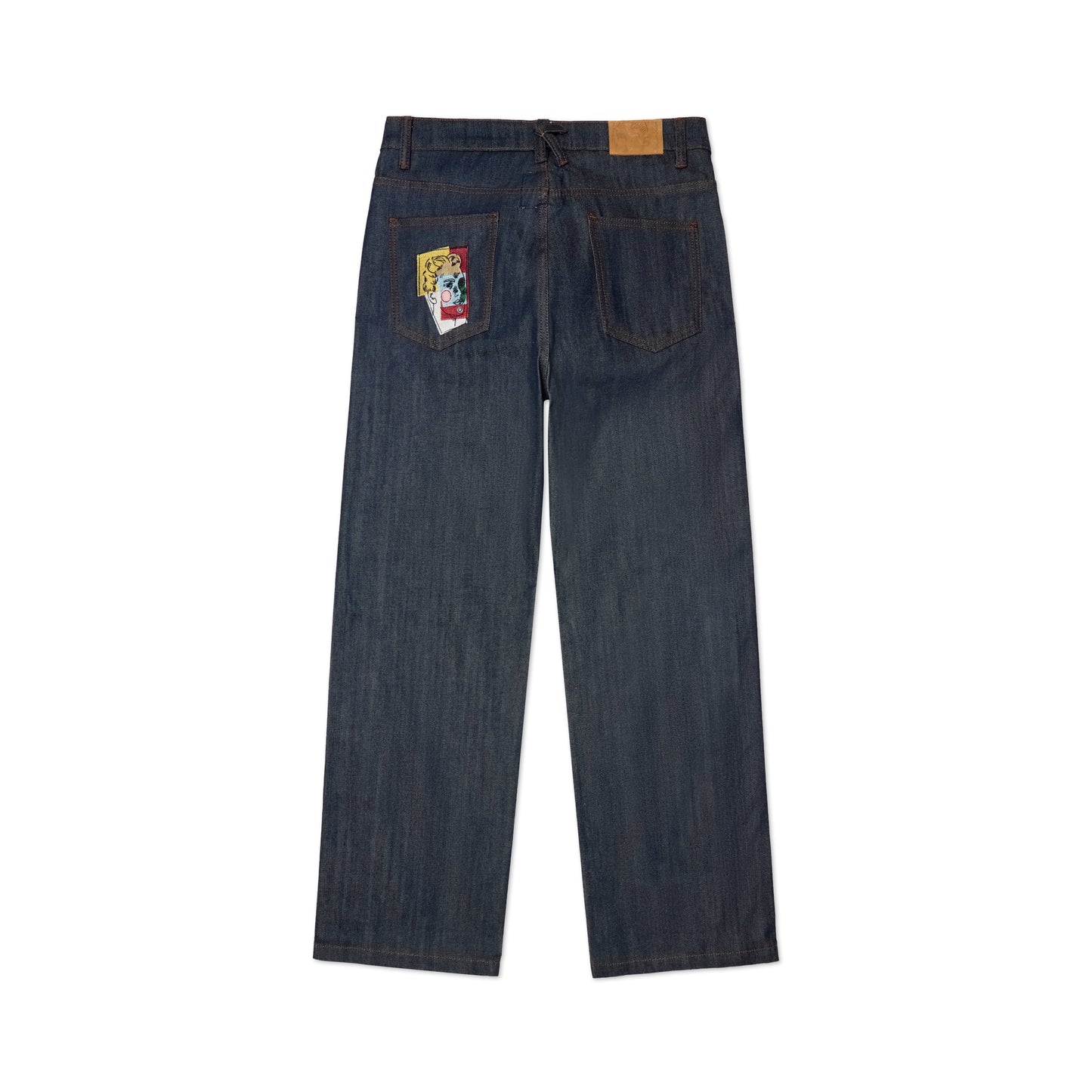 Selvedge Raw Denim Pleated Jeans [Indigo]
