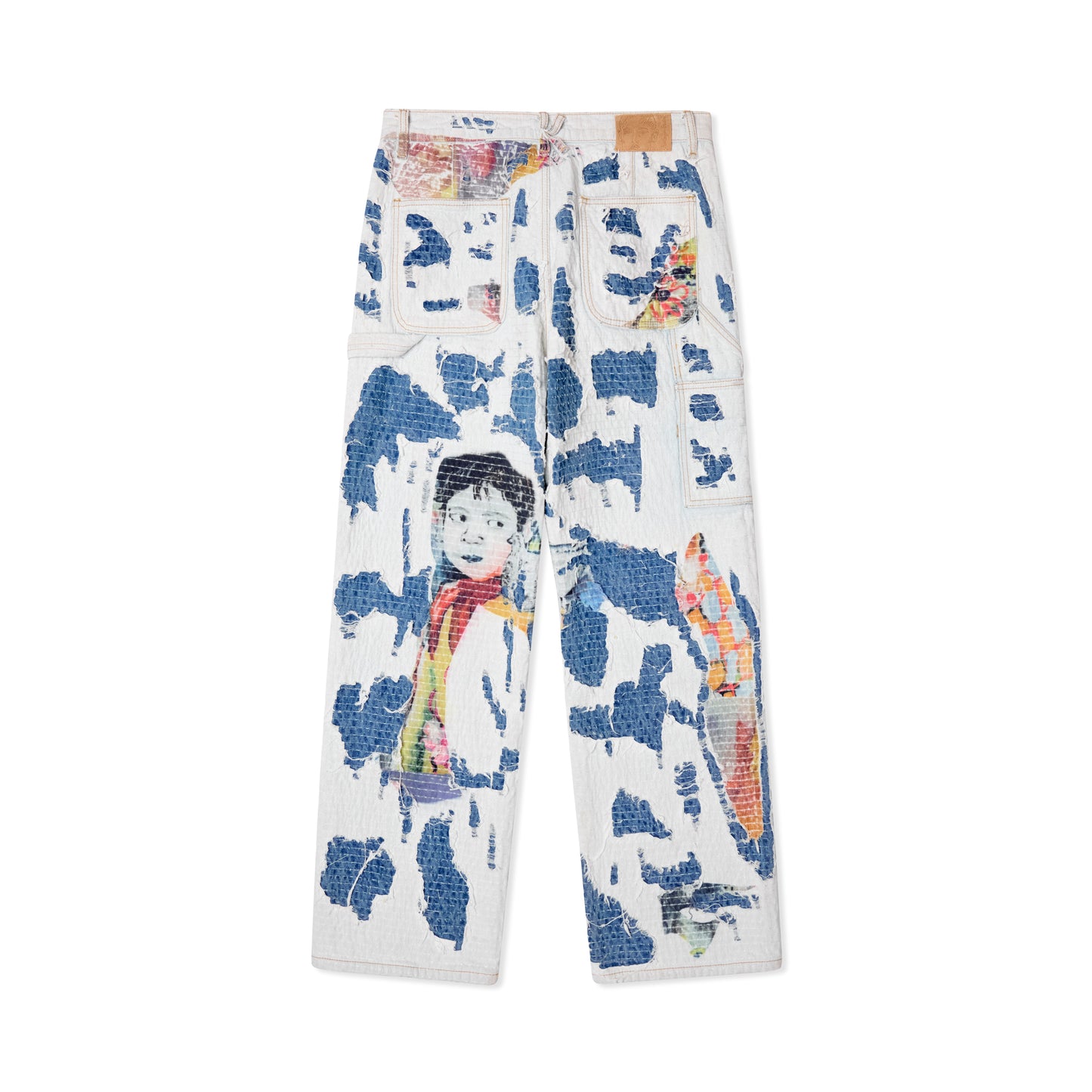 Boro Stitched Double Knee Pant [Multi]