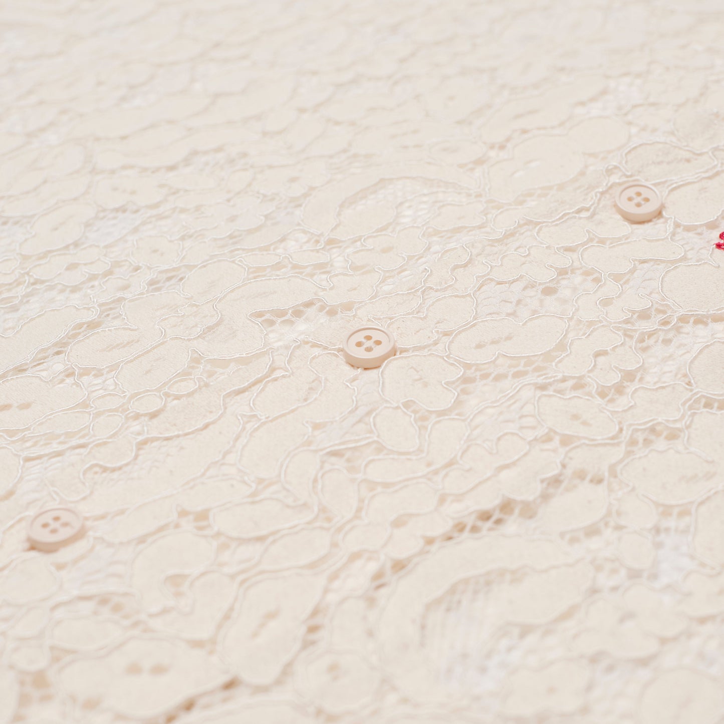 Lace Girl painting Shirt [Cream]