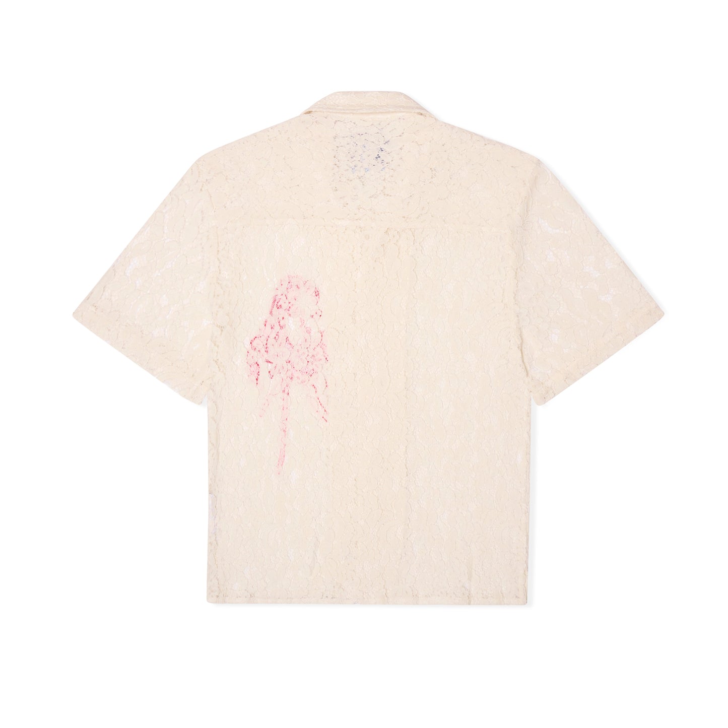 Lace Girl painting Shirt [Cream]
