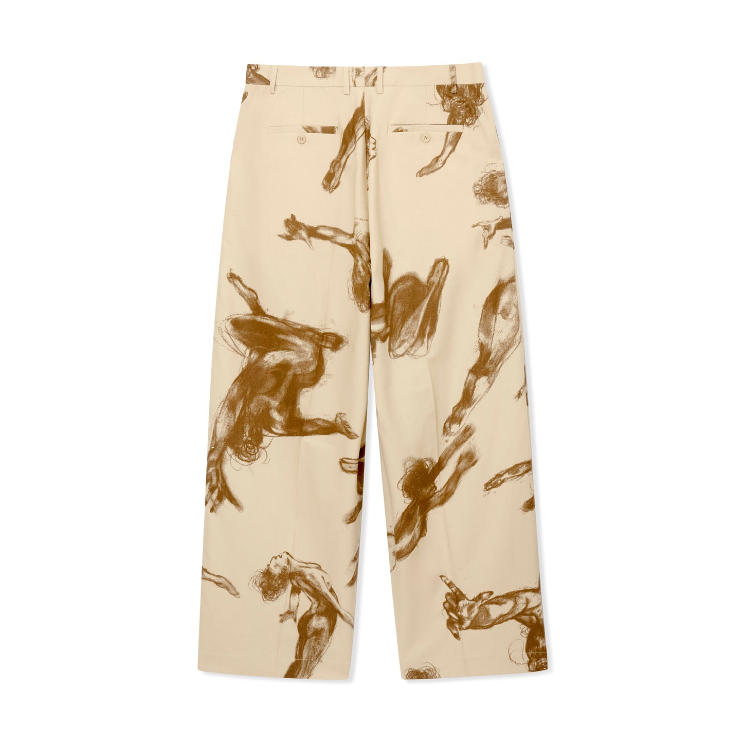 Trapeze Suit Bottom [Cream]