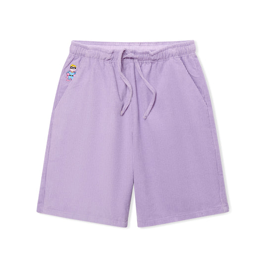 Corduroy Suit Shorts [Purple]