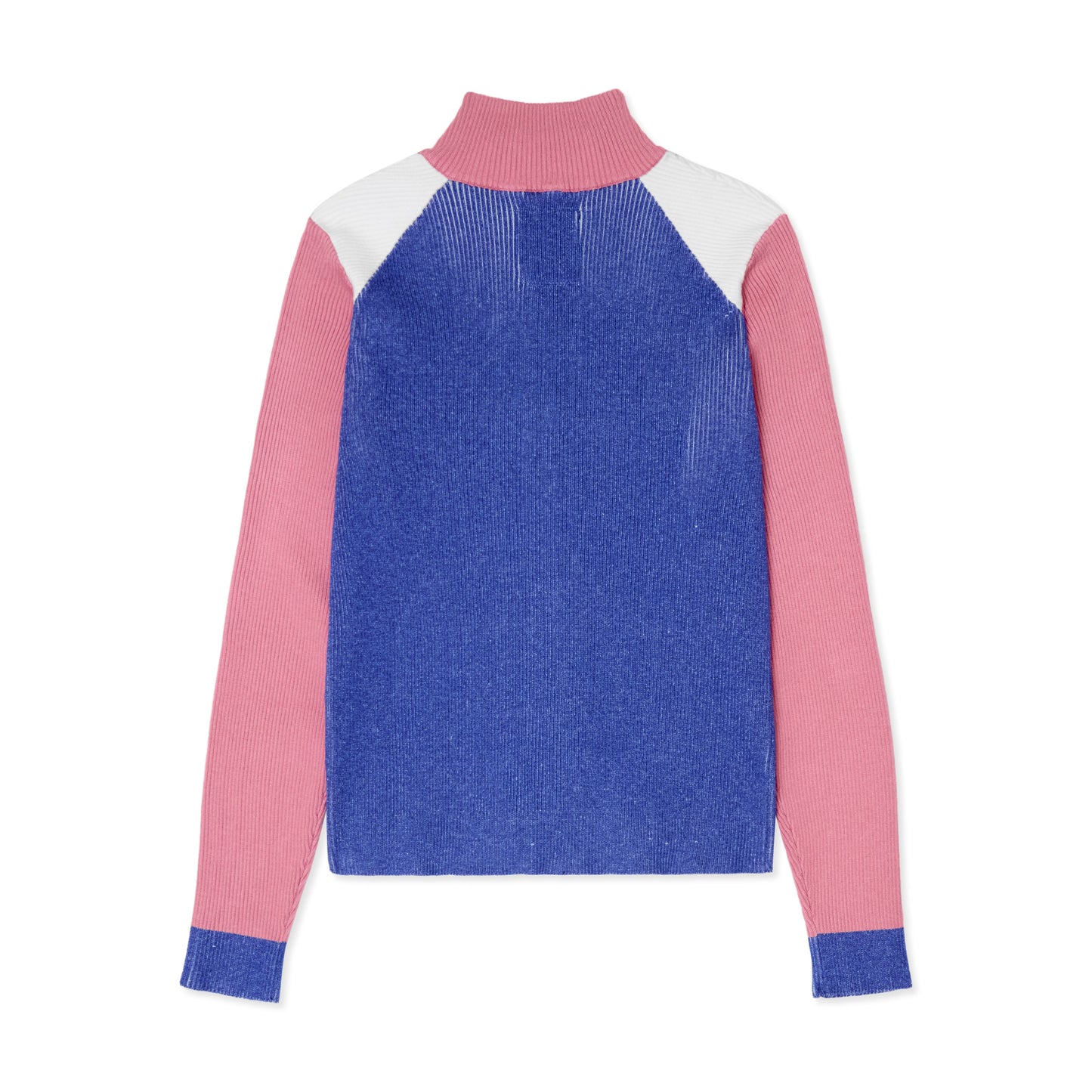 Retro Rib KS Sports Zip Up [Pink/Blue]