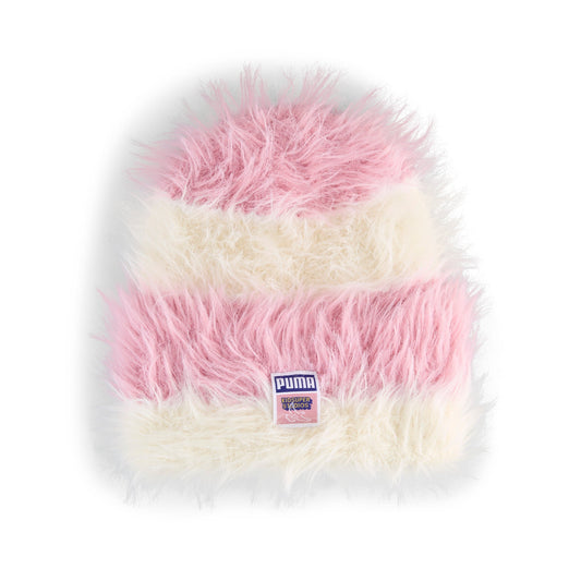 PUMA X KIDSUPER HIGH CROWN BEANIE [Poised Pink/Alpine Snow]