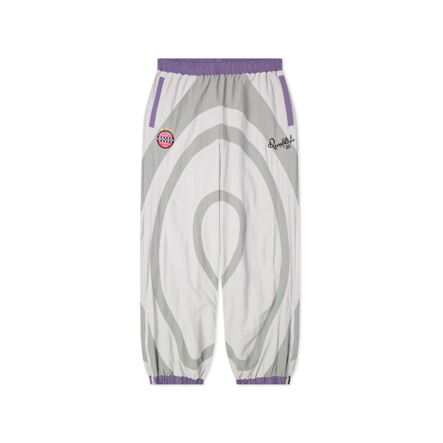Ronaldinho x KidSuper Windbreaker Pants [Gray]