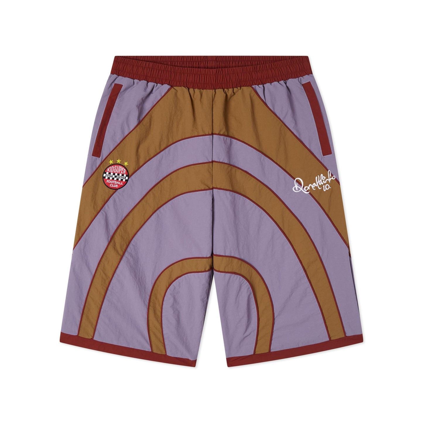 Ronaldinho x KidSuper Long Shorts [Brown / Blue / Red]