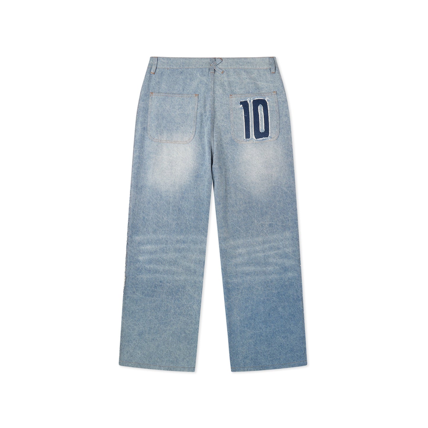 Ronaldinho x KidSuper Denim Stripe Jeans [Washed Blue]