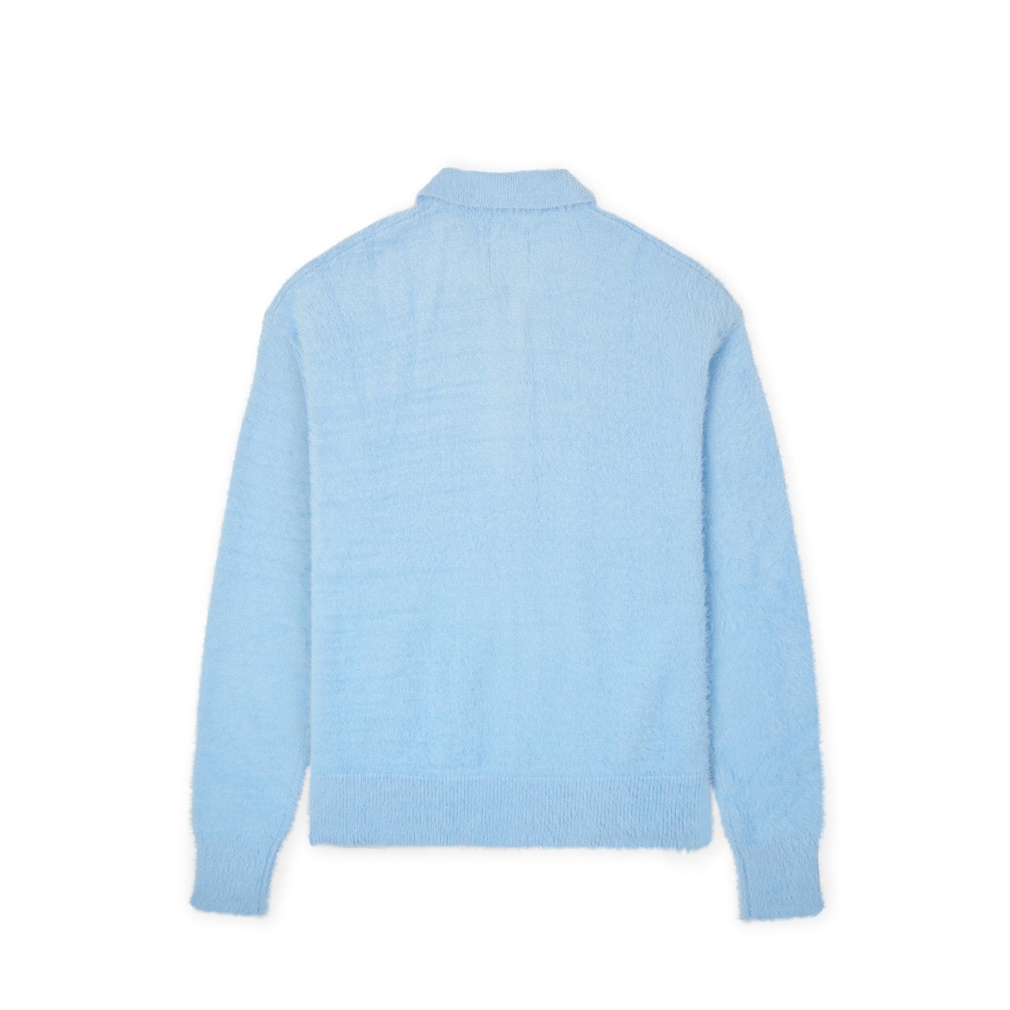 Fuzzy Zip Up [Baby Blue]