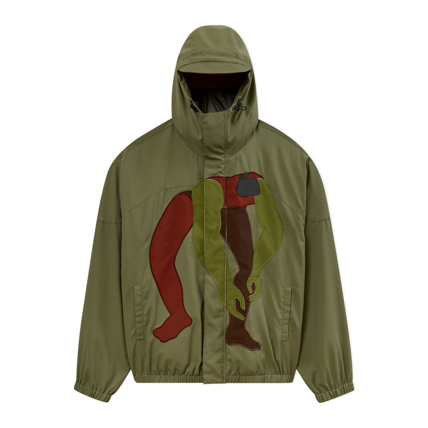 Falling Guy Insulated Windbreaker [Green]