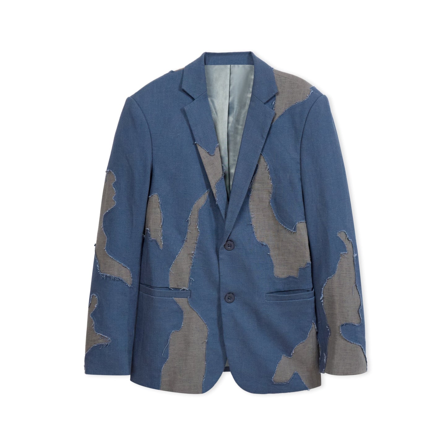 Torn & Restored Suit Top [Muted Purple]