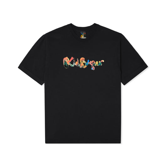 Blotchy Logo Tee [Black]