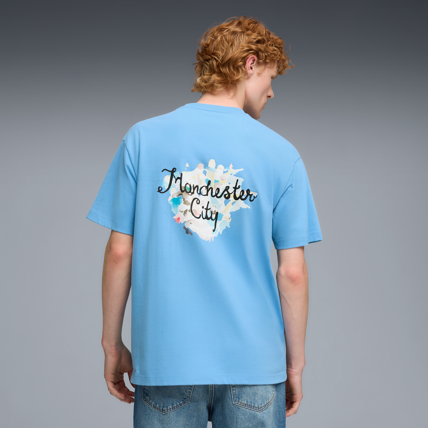 Man City FC TEE Team [Light Blue/Puma Black]