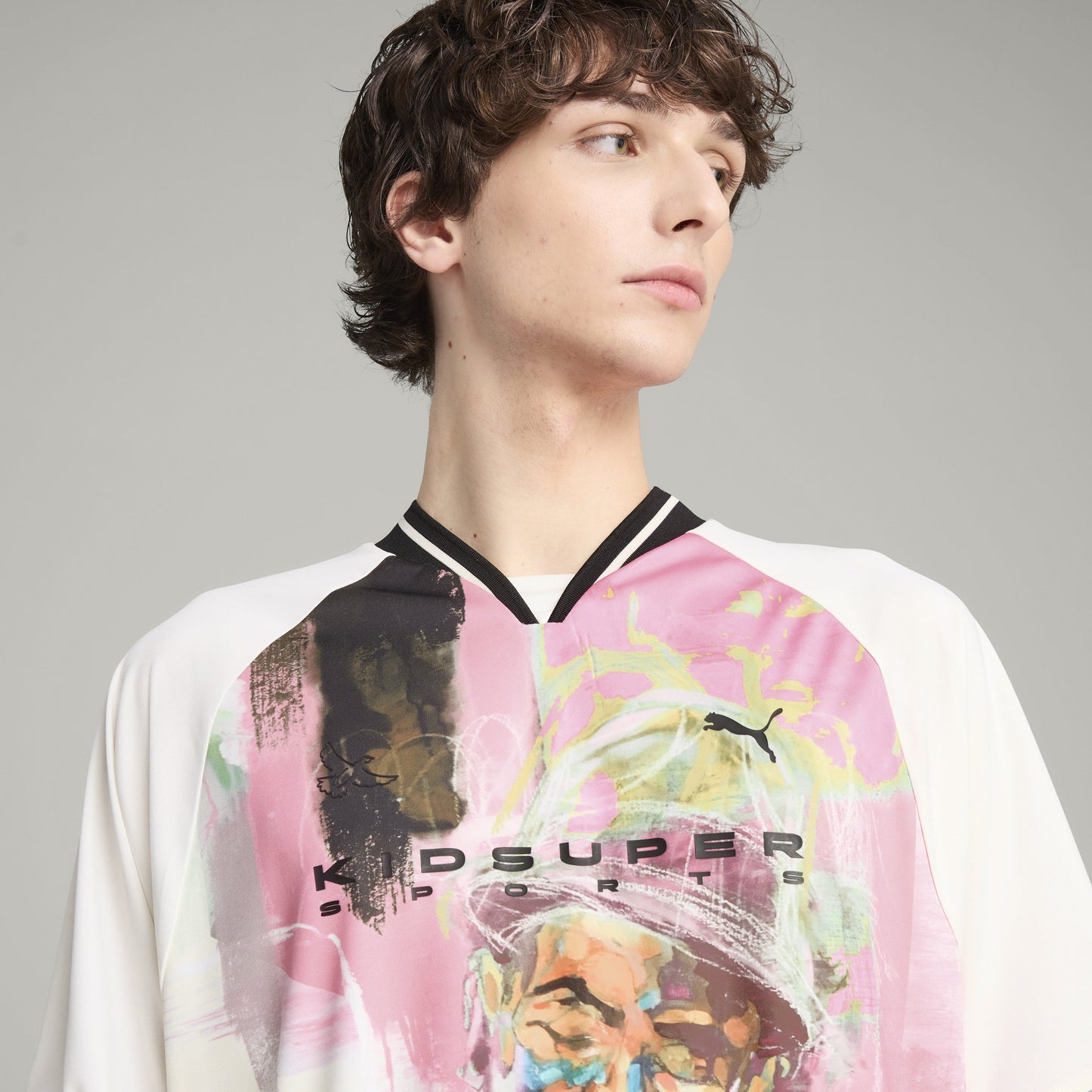 PUMA X KIDSUPER PAINTED JERSEY [Warm White]