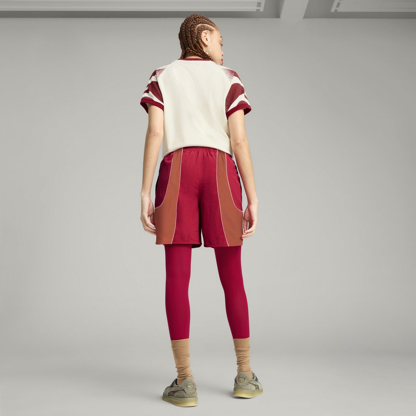 PUMA X KIDSUPER SHORTS  [Dark Crimson]