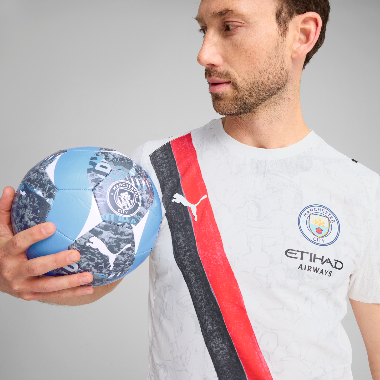 Man City FC Jersey Authentic [box][puma white/puma black]