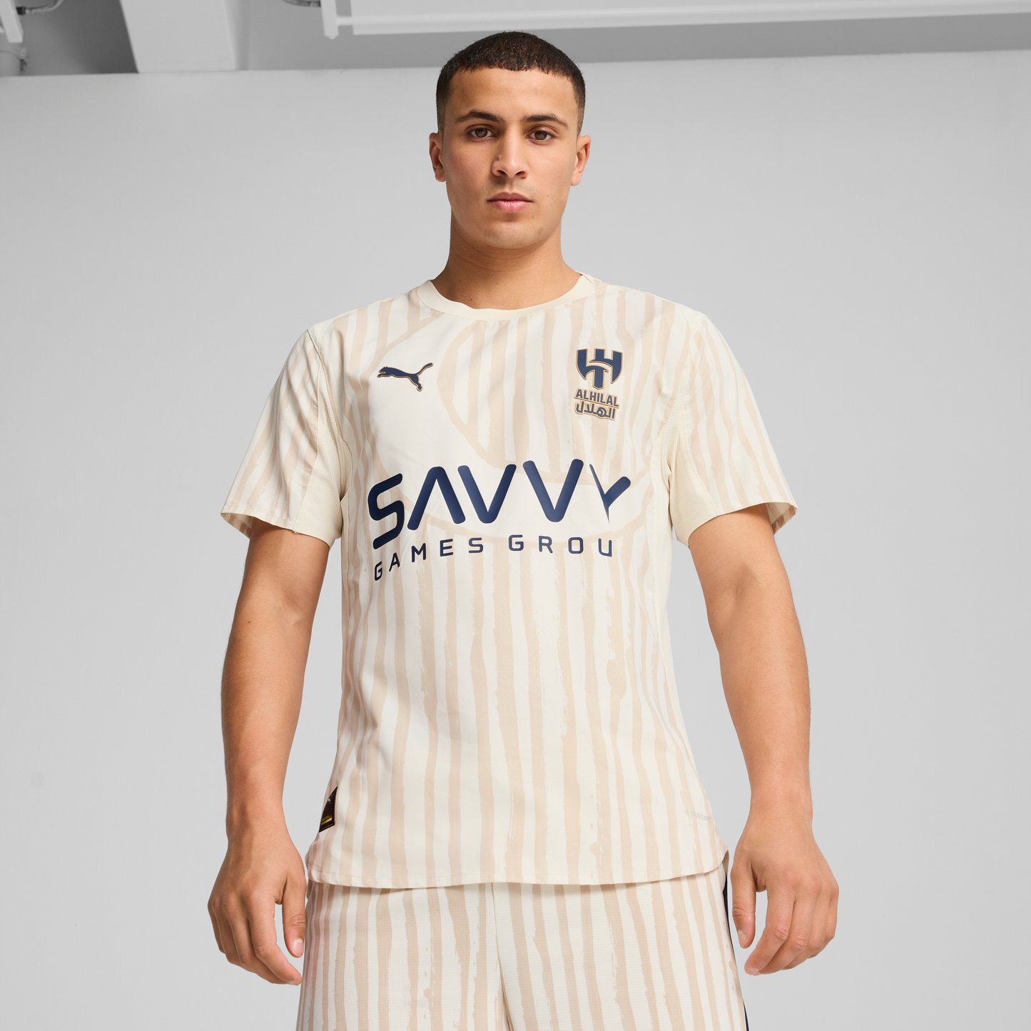 Al-Hilal Saudi FC Jersey Authentic [box] [Alpine Snow/Club Navy]