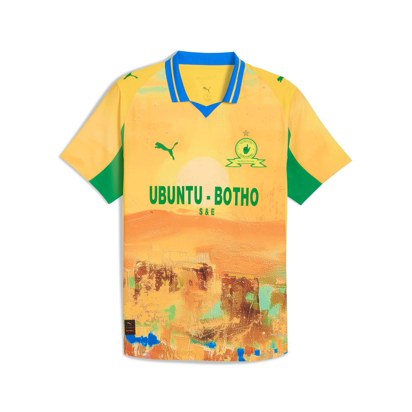 Mamelodi Sundowns F.C JERSEY AUTHENTIC [box][Pelé Yellow/Fast Green]