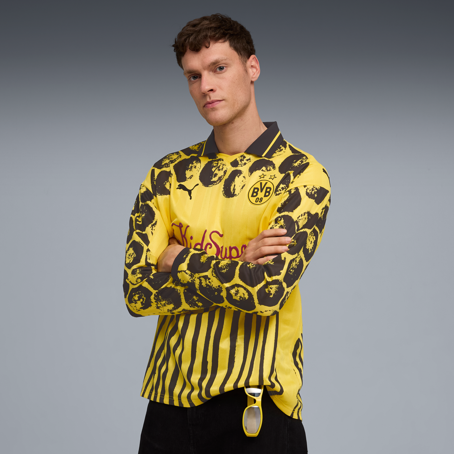 BVB Dortmund LS RETRO SHIRT [Faster Yellow/PUMA Black]