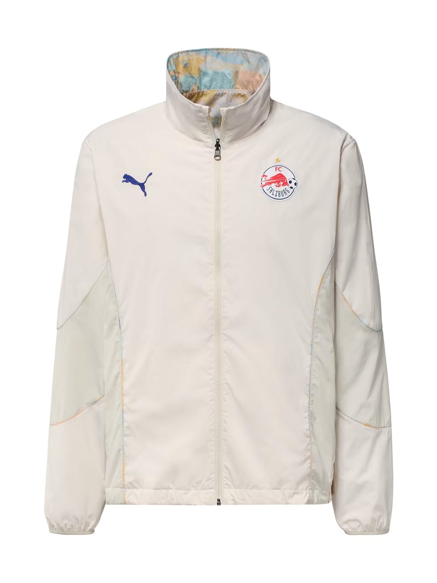 FC Red Bull Salzburg REVERSIBLE JACKET [Frosted Ivory/PUMA Red	]