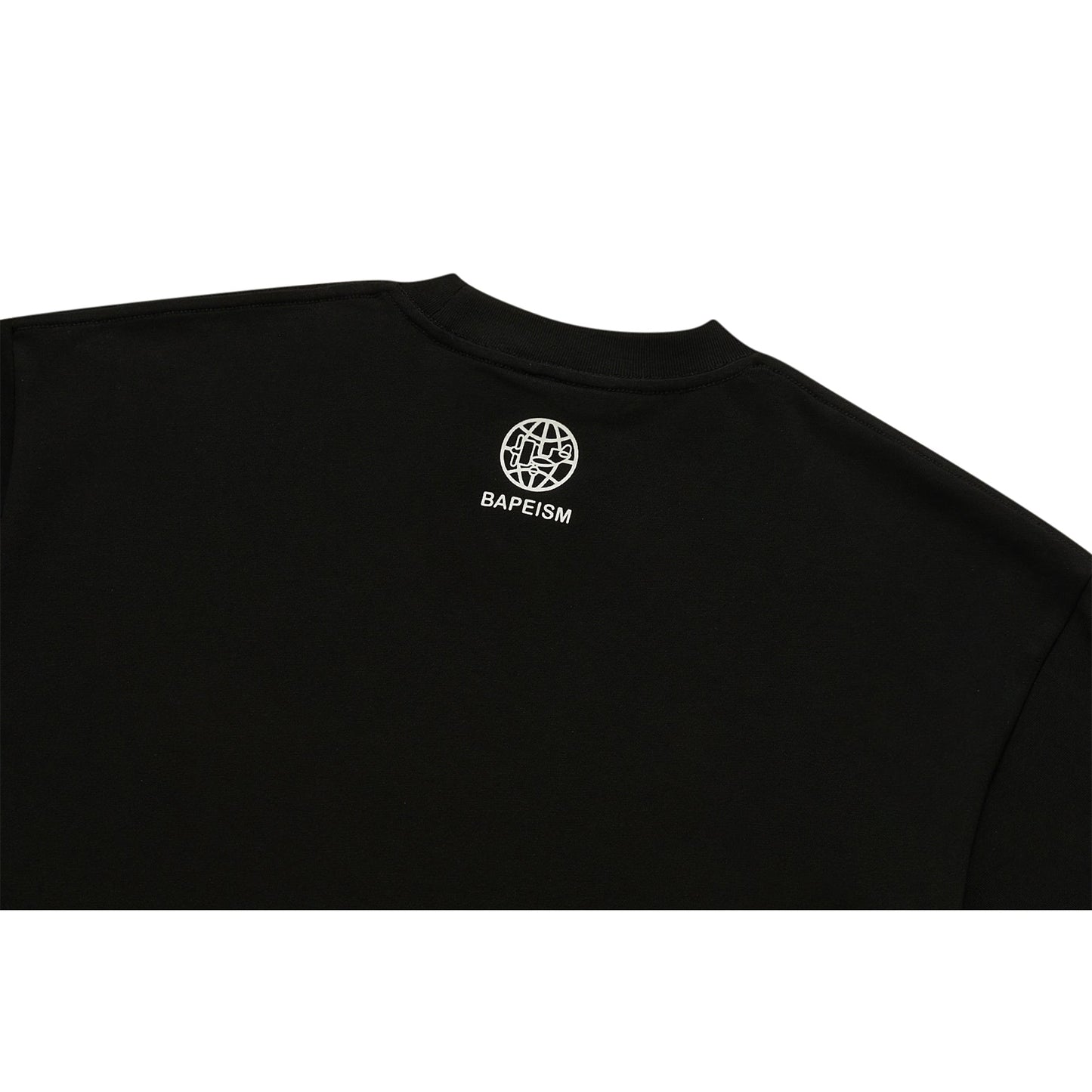 BAPE X KIDSUPER BAPEISM LOGO TEE [BLACK]