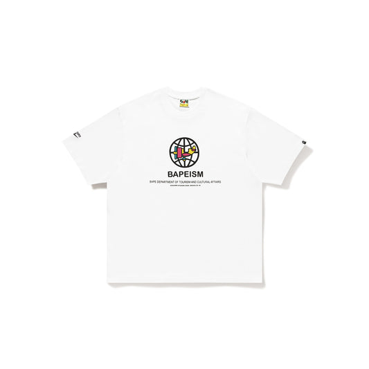 BAPE X KIDSUPER BAPEISM LOGO TEE [WHITE]