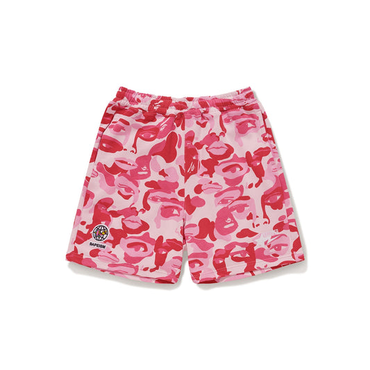 BAPE X KIDSUPER CAMO SWEAT SHORTS [PINK]