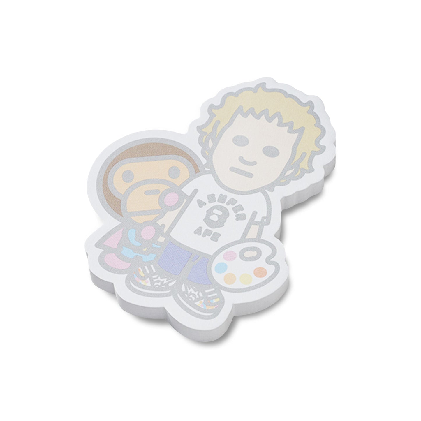 BAPE X KIDSUPER COLM & BABY MILO LUGGAGE TAG  [MULTI]