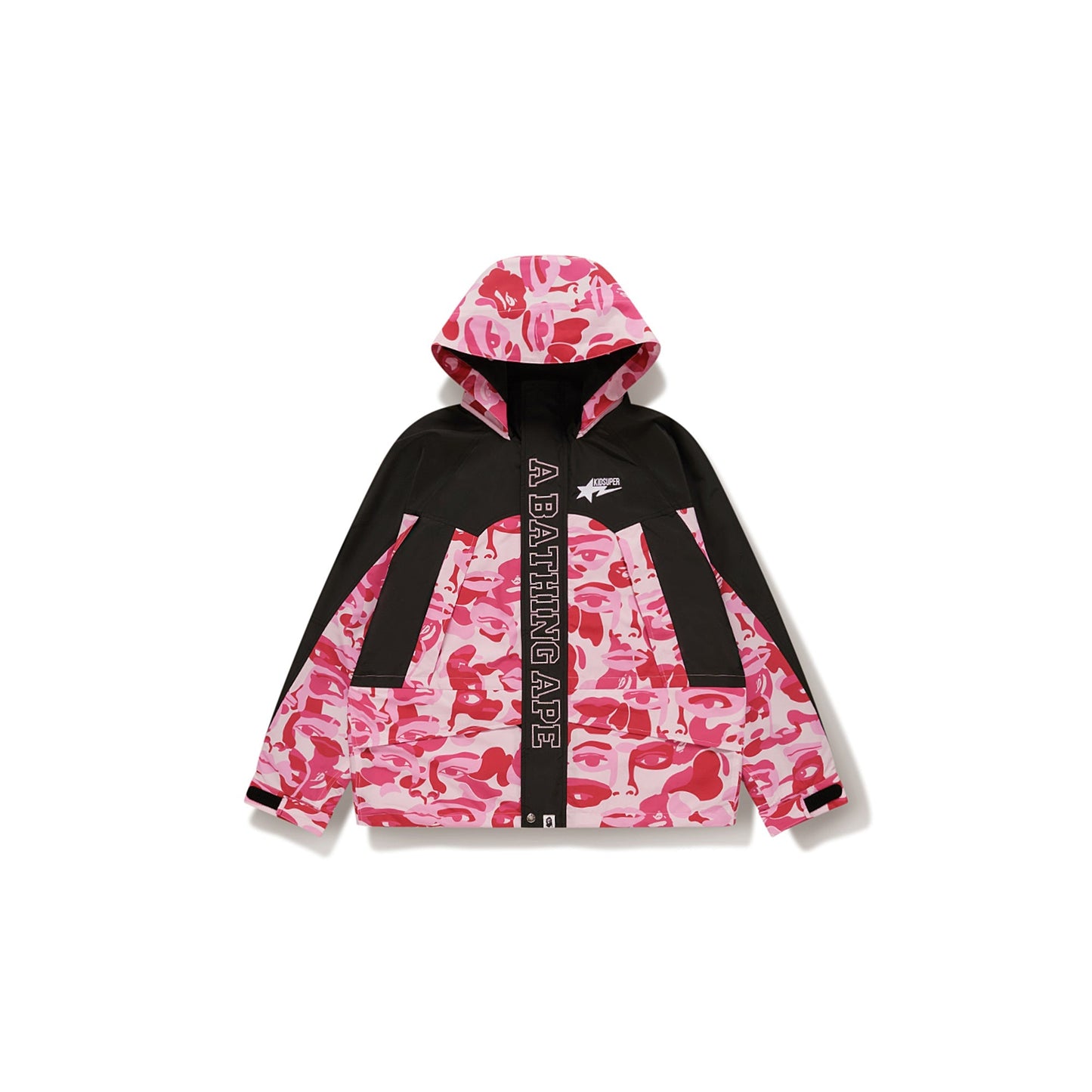 BAPE X KIDSUPER CAMO LIGHT SNOWBOARD JACKET [PINK]