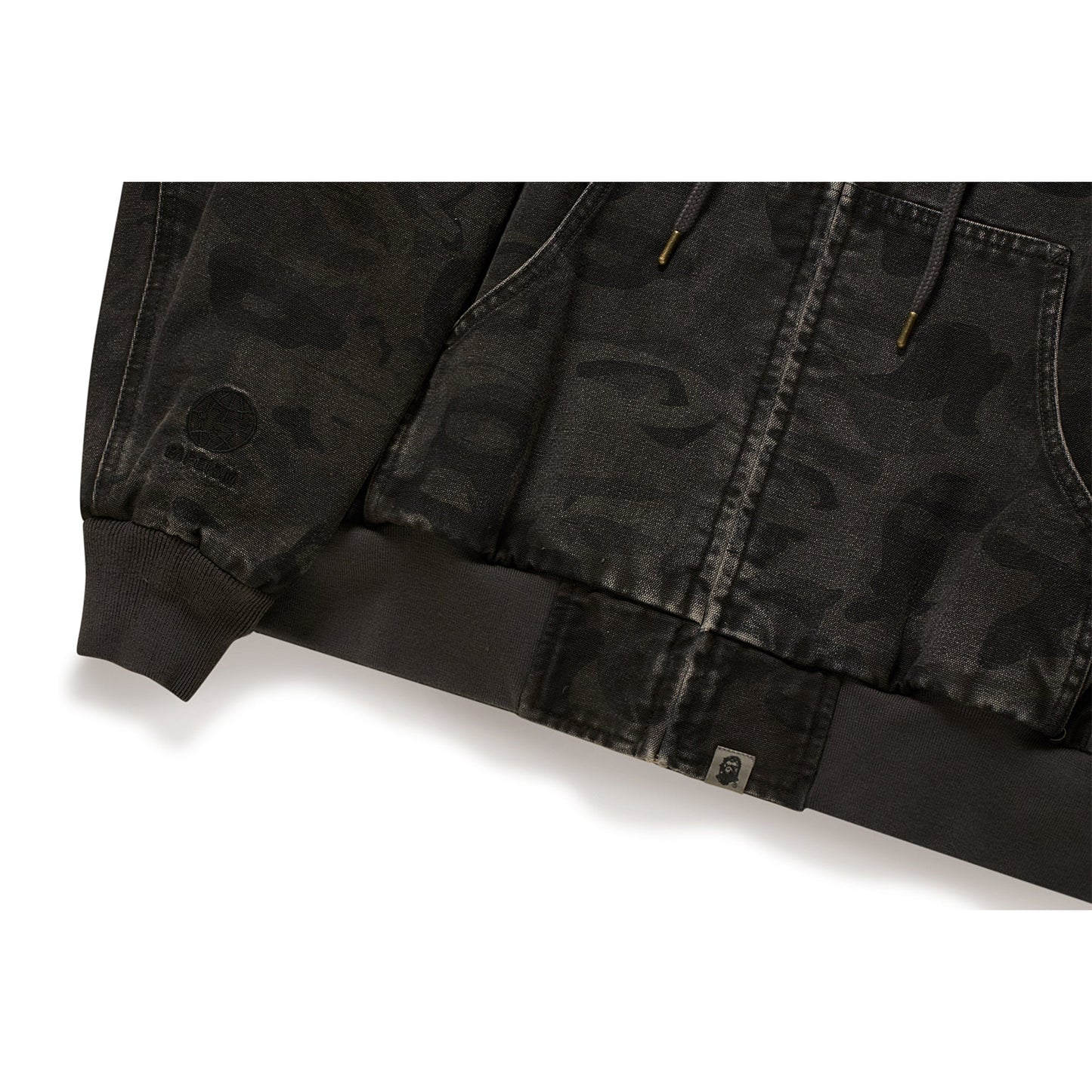 BAPE X KIDSUPER SOLID CAMO JACQUARD JACKET [BLACK]