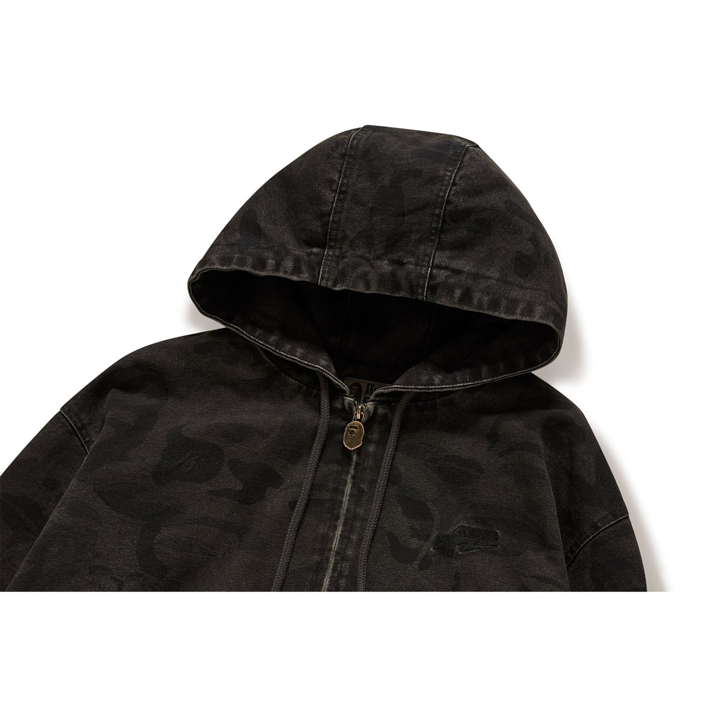 BAPE X KIDSUPER SOLID CAMO JACQUARD JACKET [BLACK]
