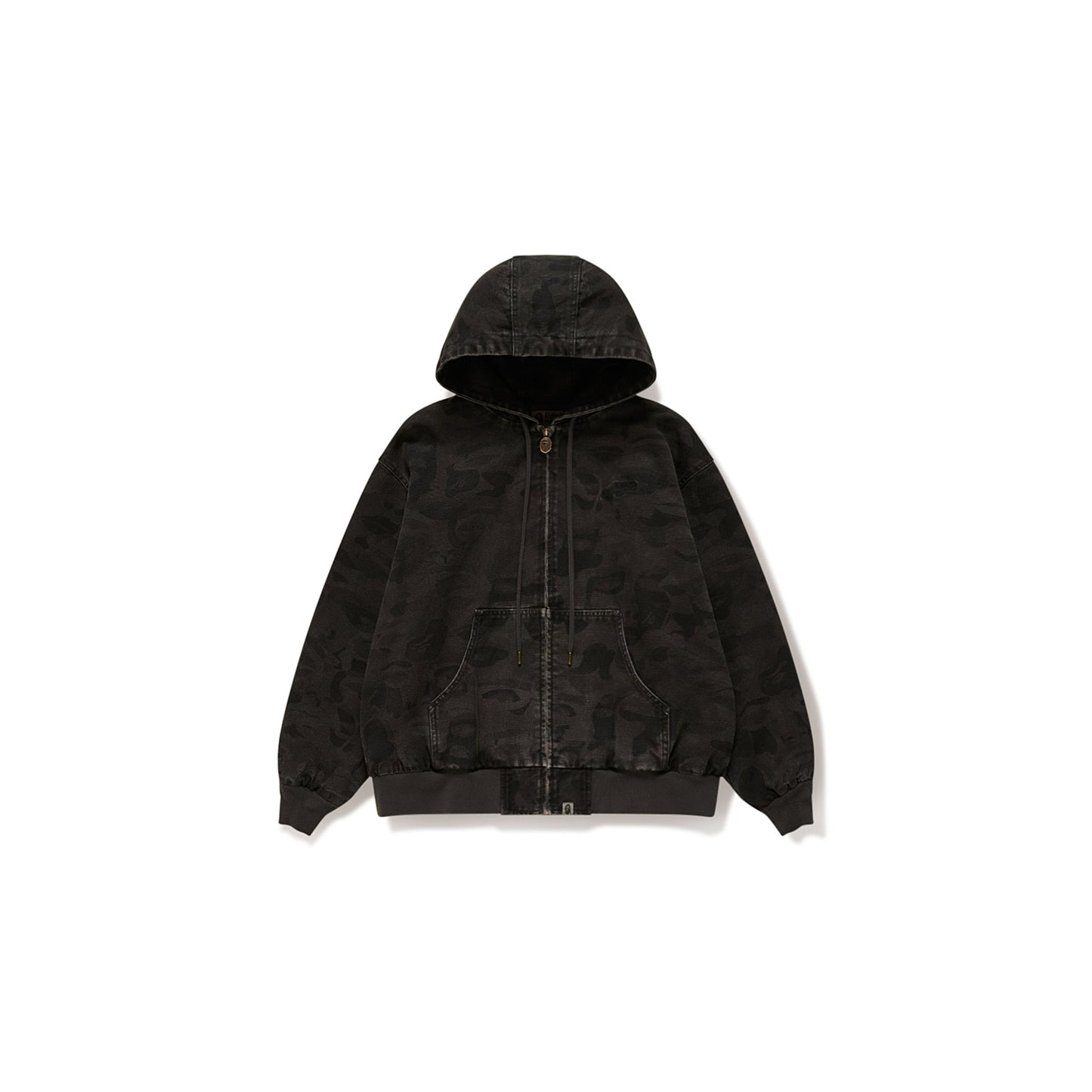 BAPE X KIDSUPER SOLID CAMO JACQUARD JACKET [BLACK]